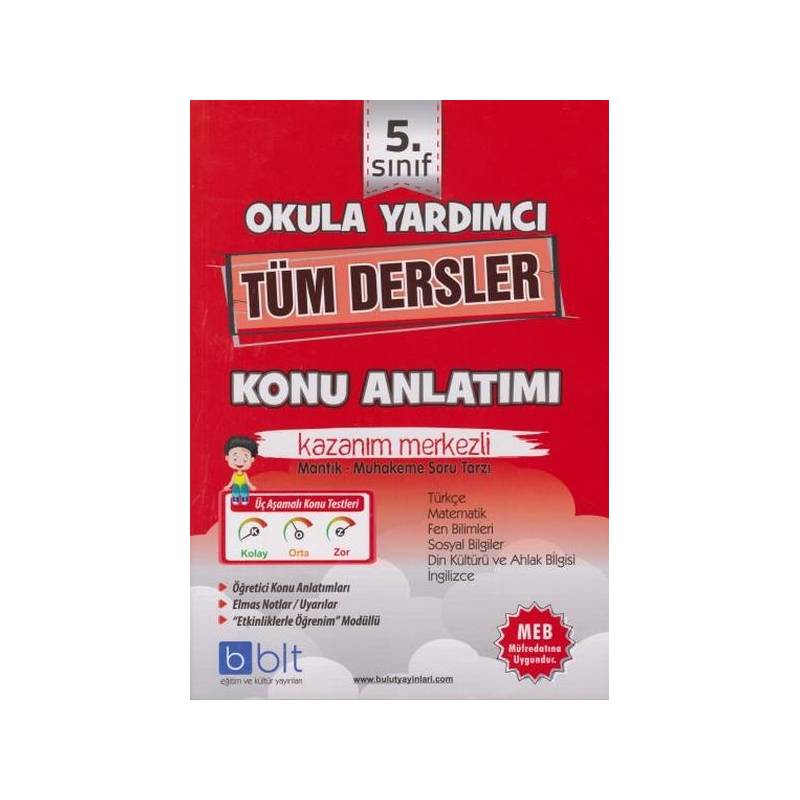 Bulut Eğitim 5. Sınıf Tüm Dersler Konu Anlatımlı Yeni
