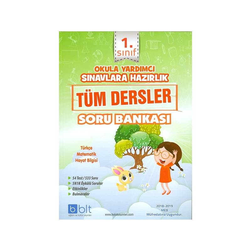 Bulut 1.sınıf Tüm Dersler Soru Bankası Yeni