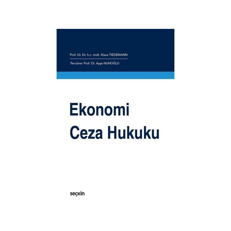 Ekonomi Ceza Hukuku