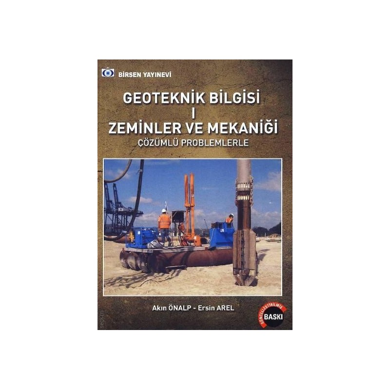 Geoteknik Bilgisi 1 Zeminler Ve Mekaniği Çözümlü Problemlerle