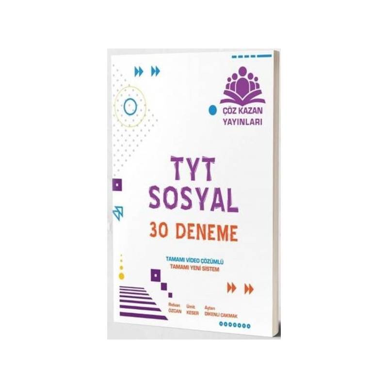 Çöz Kazan Tyt Sosyal Bilimler 30 Lu Deneme Sınavı Yeni