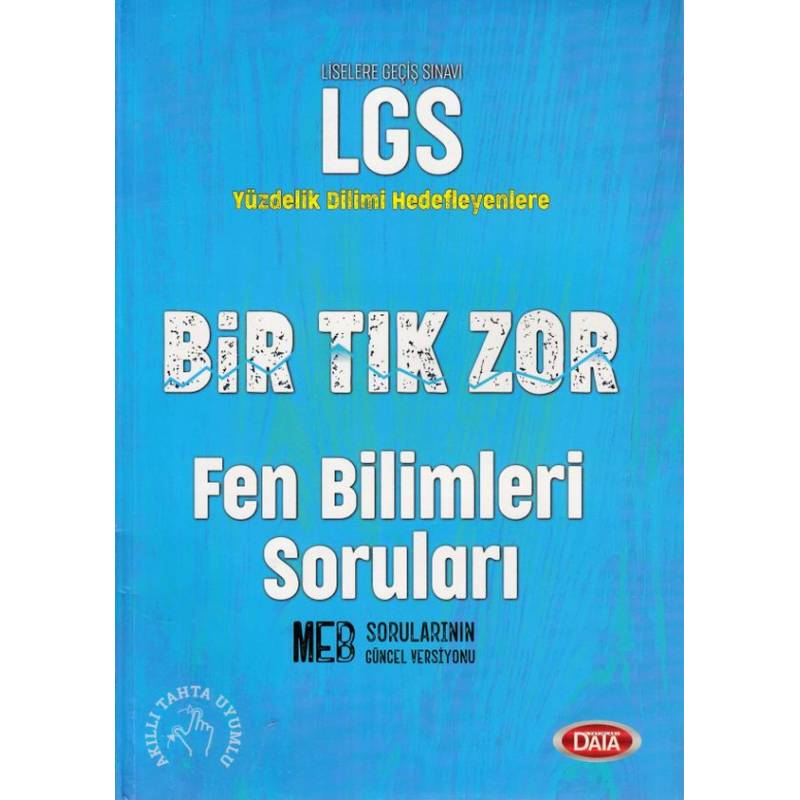 Data Lgs Bir Tık Zor Fen Bilimleri Soruları Yeni