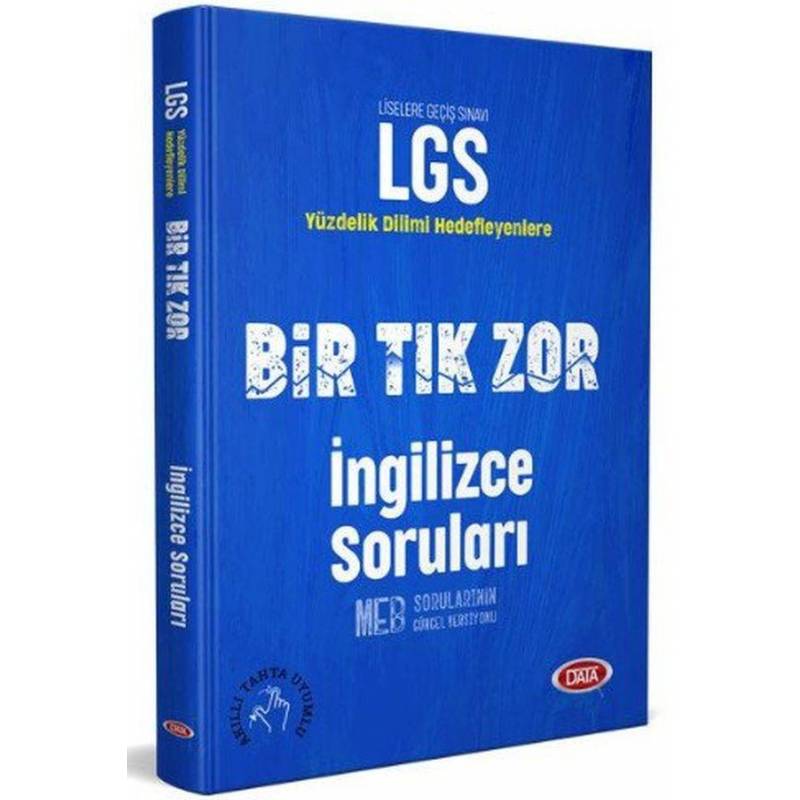 Data 8. Sınıf Lgs Bir Tık Zor İngilizce Soruları Yeni