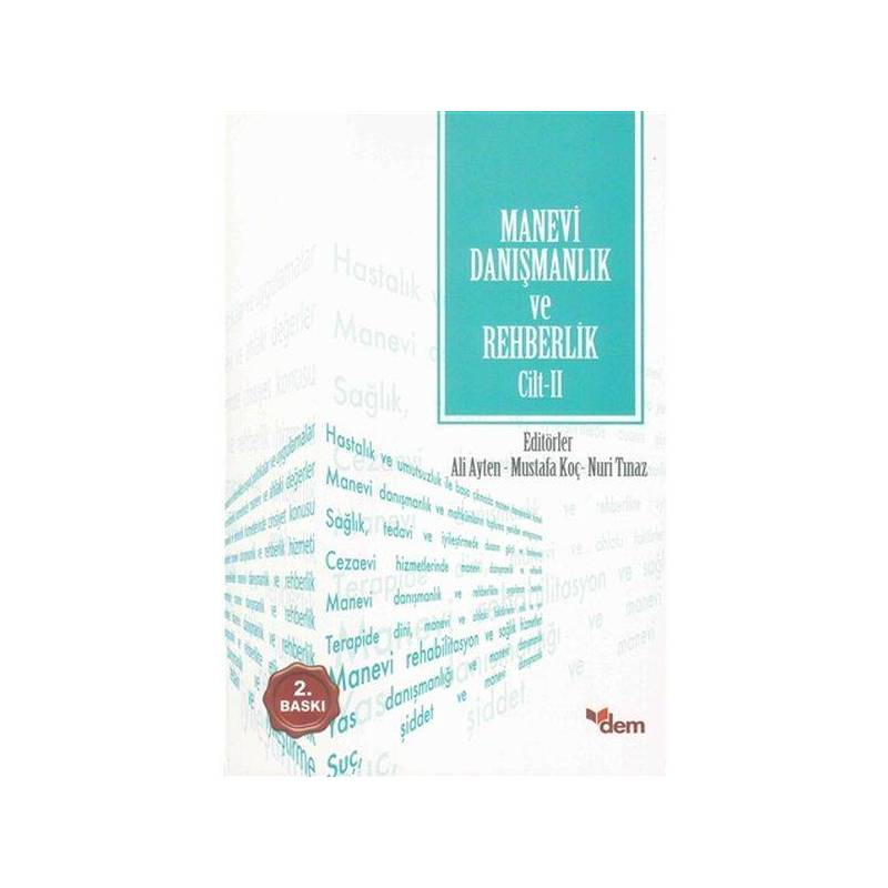 Manevi Danışmanlık Ve Rehberlik Cilt 2