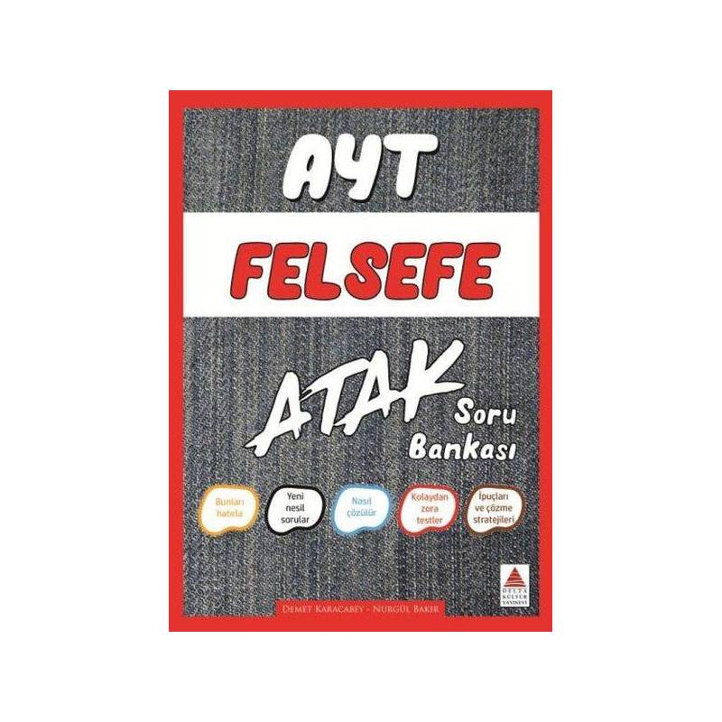 Delta Ayt Felsefe Grubu Atak Soru Bankası Yeni