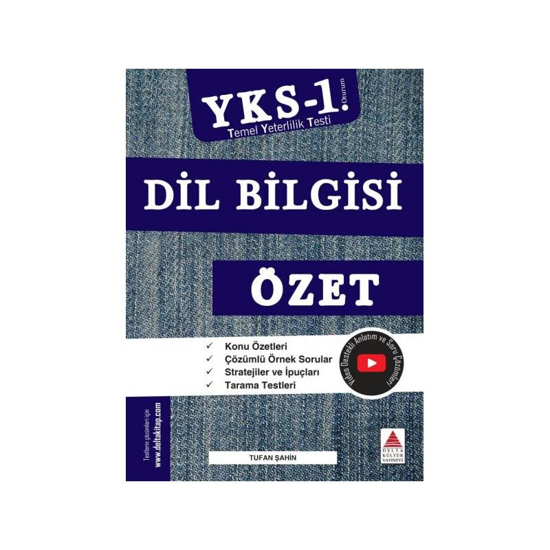 Delta Kültür Tyt Dil Bilgisi Özet Yks 1. Oturum Yeni