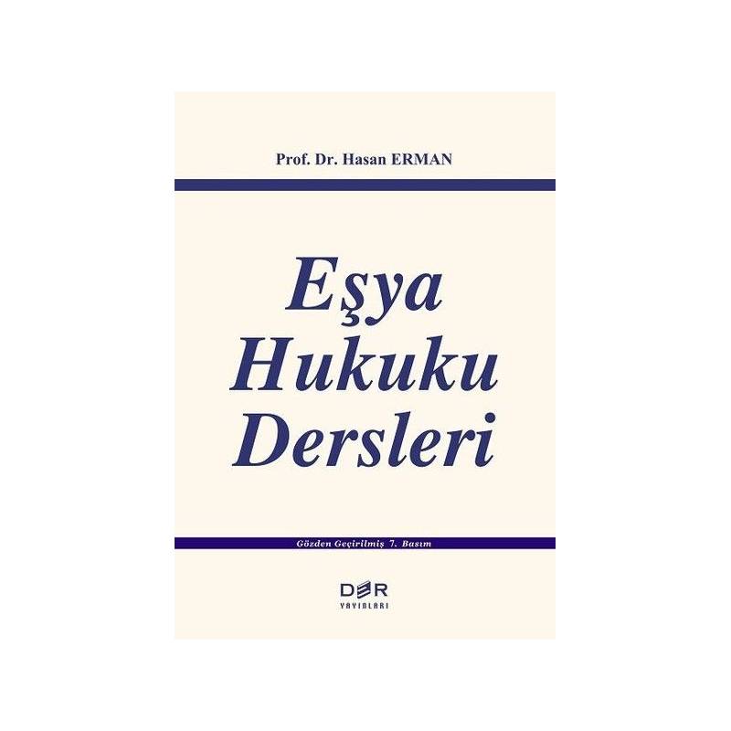 Eşya Hukuku Dersleri