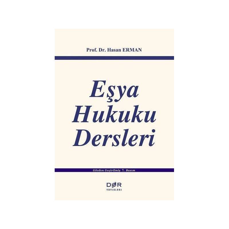 Eşya Hukuku Dersleri