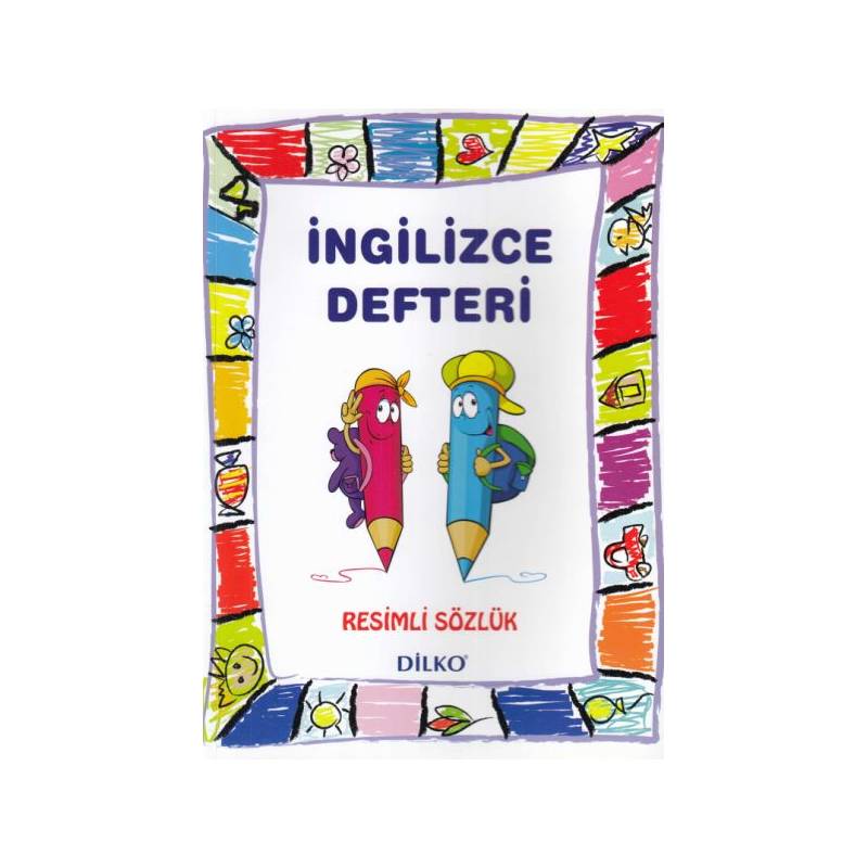 İlkokul Sözlüklü Defter 1234. Sınıf Resimli
