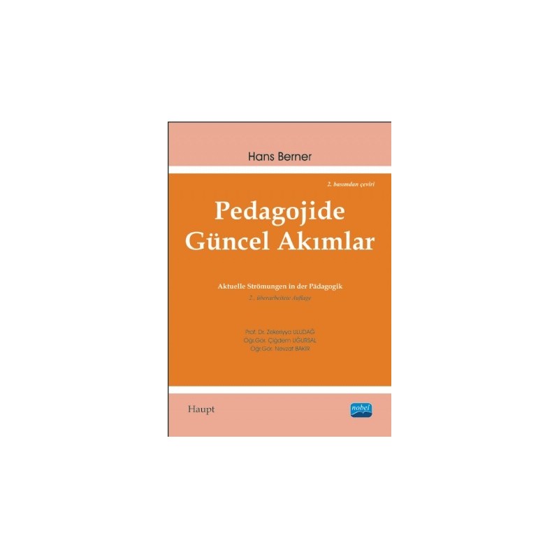 Pedagojide Güncel Akımlar - Aktuelle Strömungen In Der Pädagogik