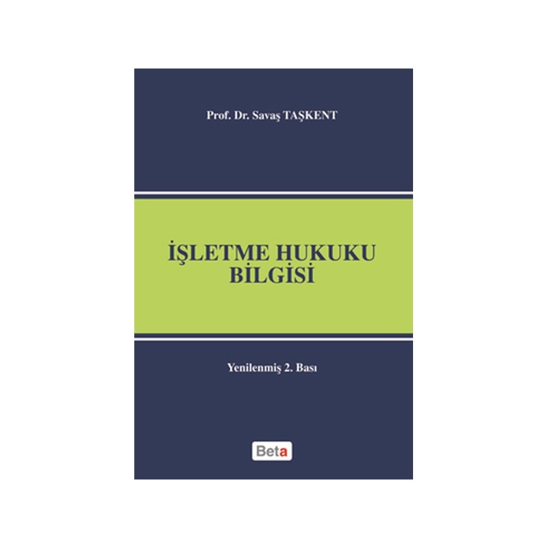 İşletme Hukuku Bilgisi