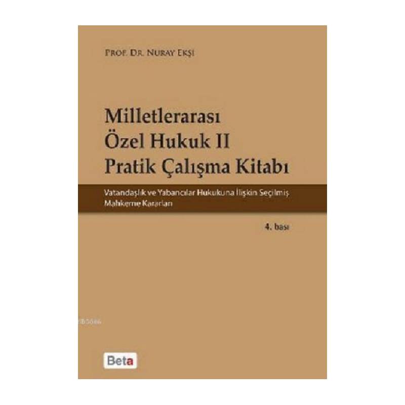 Milletlerarası Özel Hukuk –...