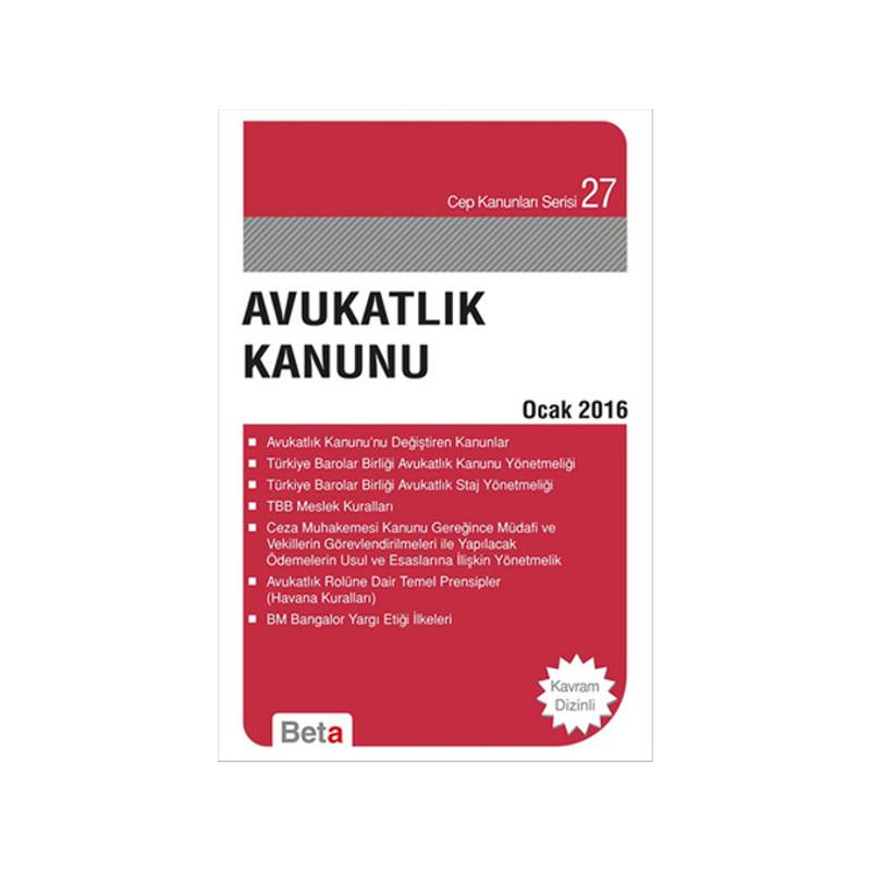 Avukatlık Kanunu