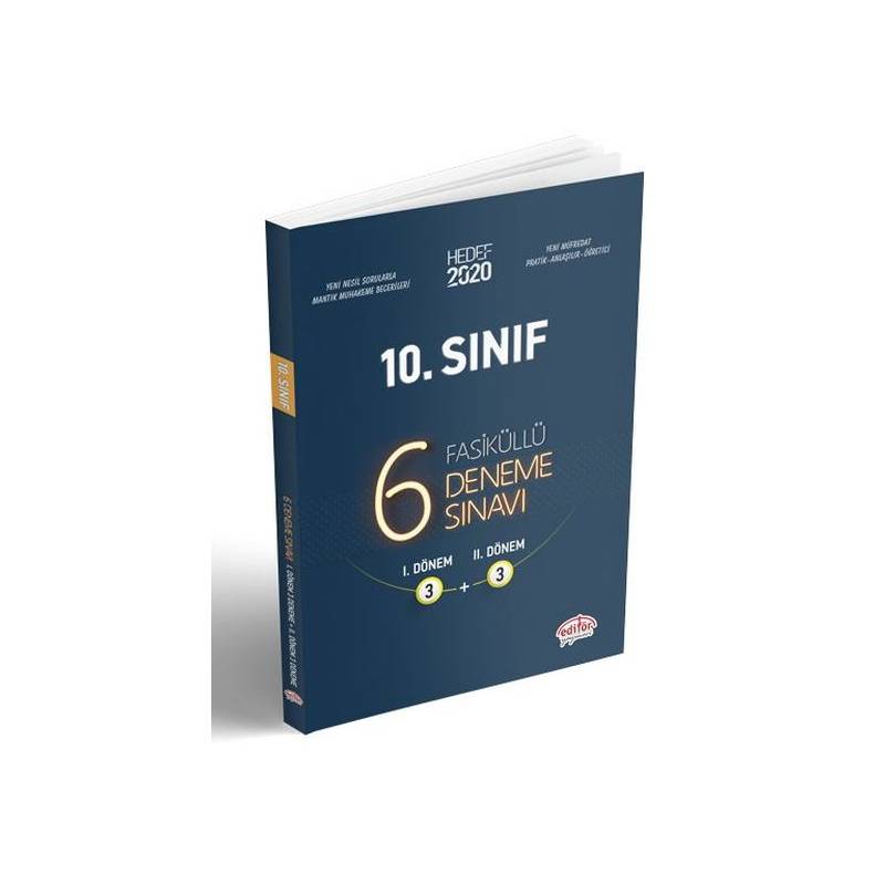 Editör 10. Sınıf 6 Fasikül 3 3 Deneme Sınavı