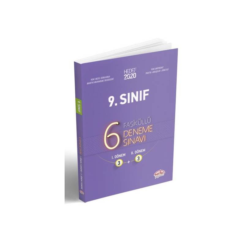Editör 9. Sınıf 6 3 3 Deneme Sınavı Yeni Nesil