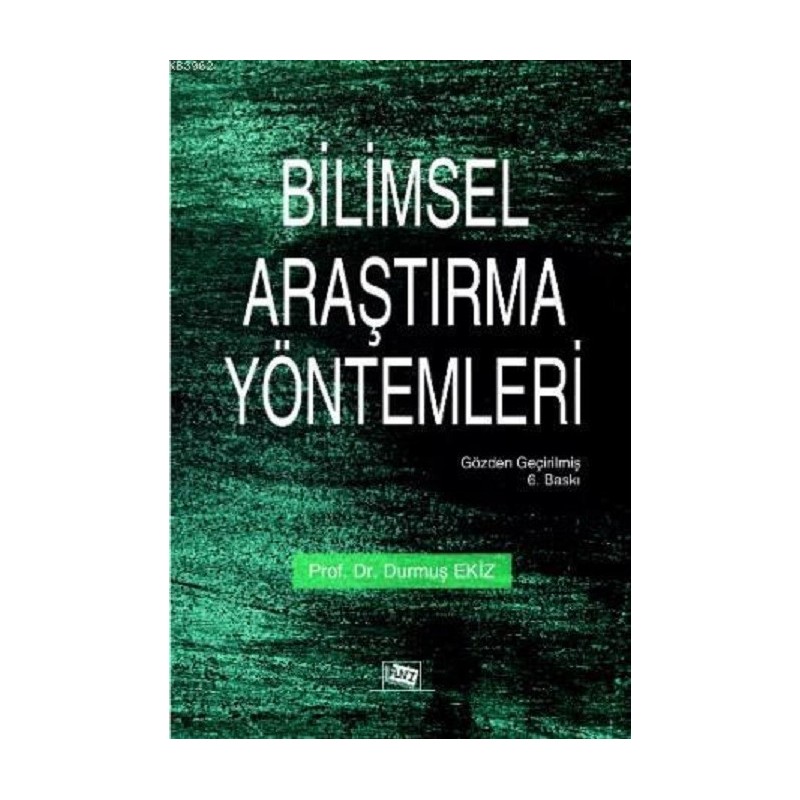 Bilimsel Araştırma Yöntemleri