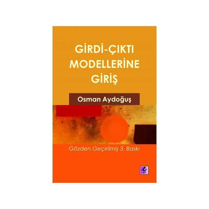 Girdi Çıktı Modellerine Giriş