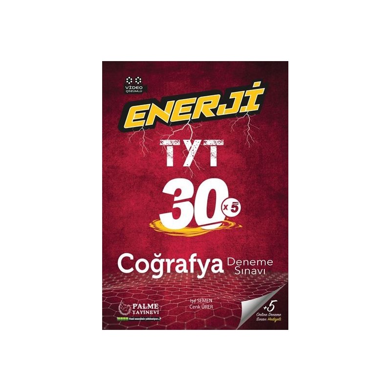 Enerji Tyt 30 Coğrafya Deneme Sinavi