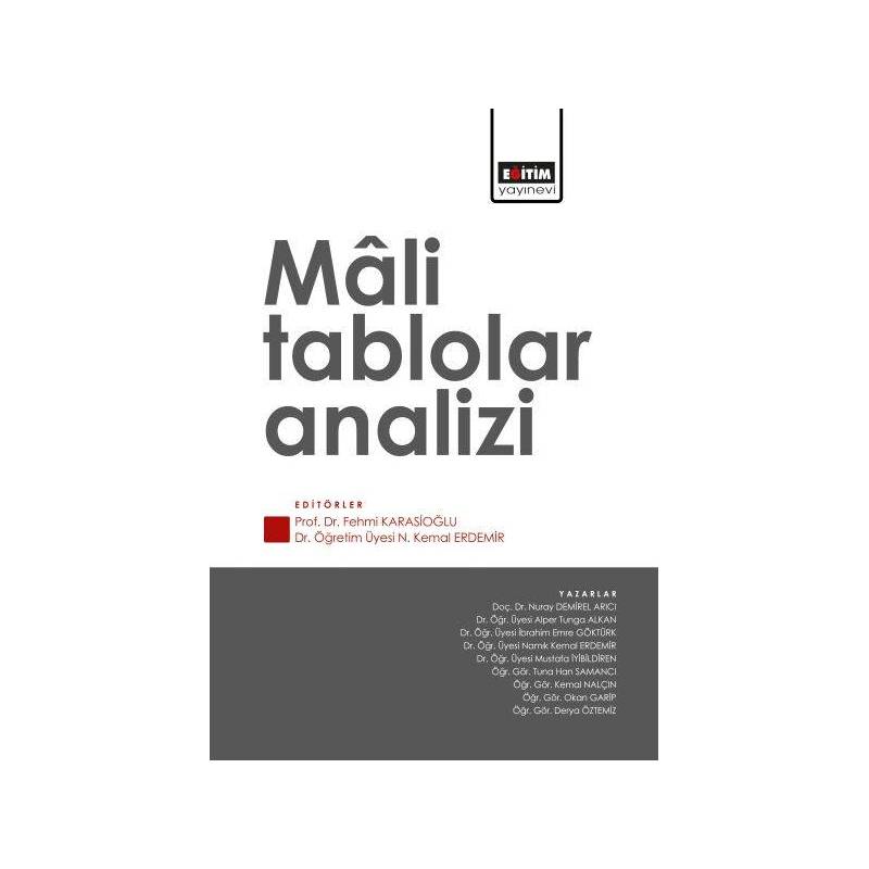 Mali Tablolar Analizi Mali Tablolar Analizi