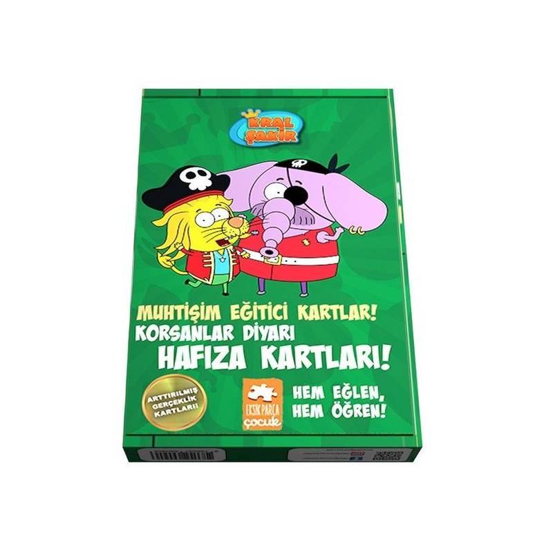 Muhtişim Eğitici Kartlar Korsanlar Diyarı Hafıza Kartları