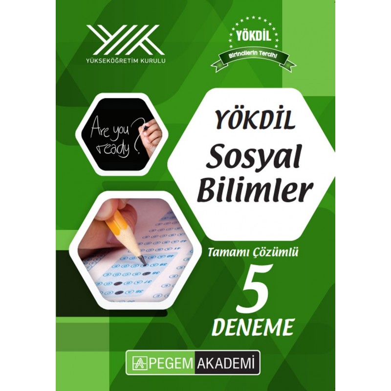 Yökdil Sosyal Bilimler Tamamı Çözümlü 5 Deneme