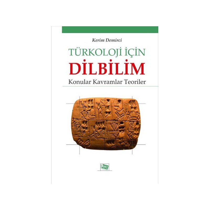 Türkoloji Için Dilbilim Konular Kavramlar Teoriler