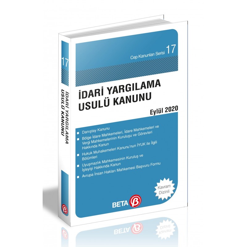 İdari Yargılama Usulü Kanunu Cep 17 Eylül 2020