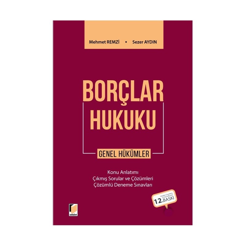 Borçlar Hukuku Genel Hükümler