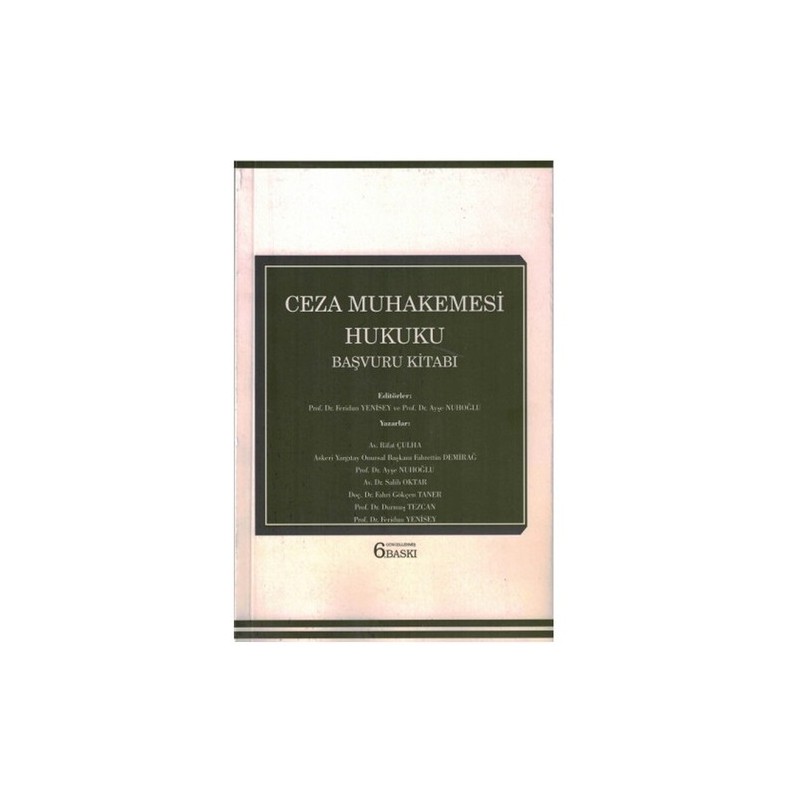 Ceza Muhakemesi Hukuku Başvuru Kitabı