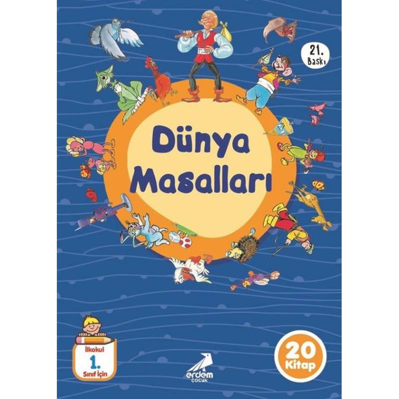 Dünya Masalları 1.sınıflar İçin 20 Kitap