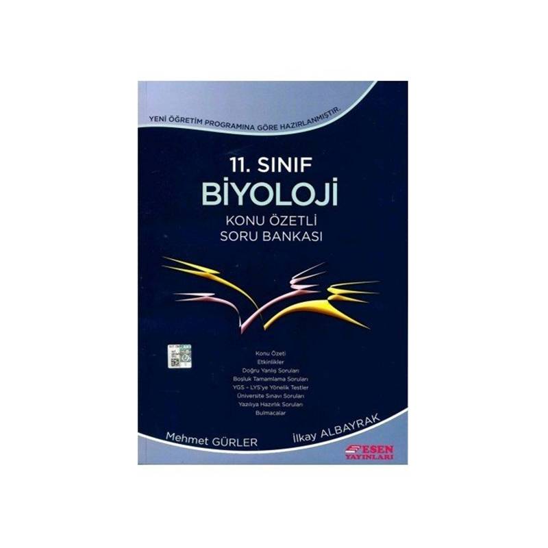 Esen 11. Sınıf Biyoloji Konu Özetli Soru Bankası Yeni