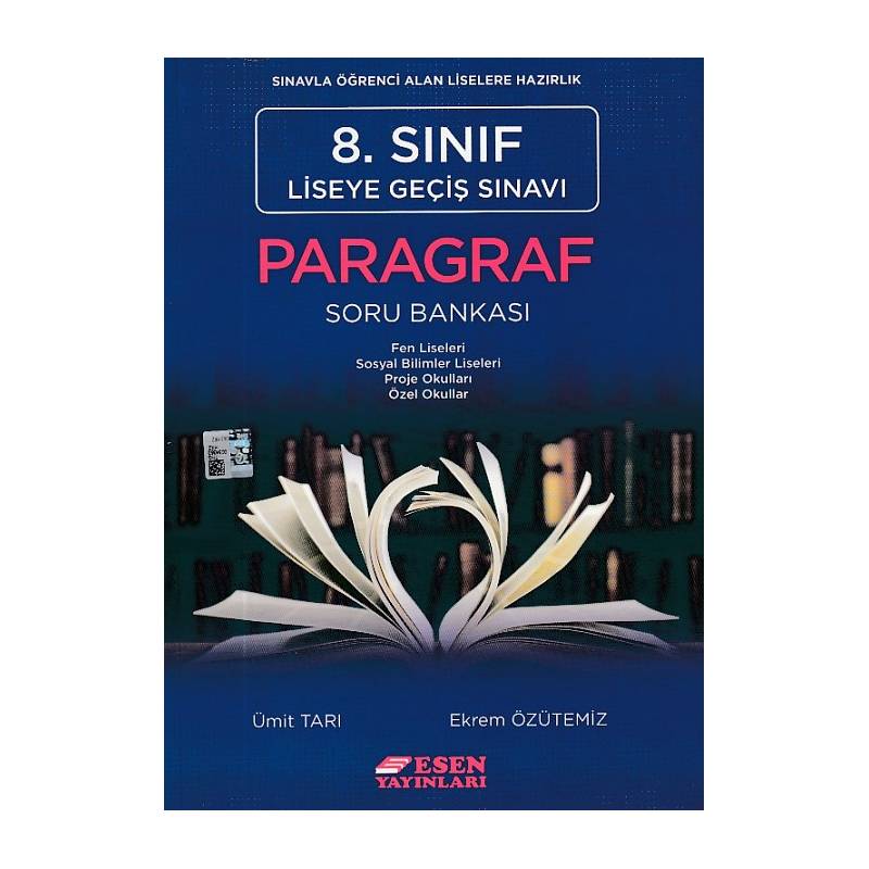 Esen 8. Sınıf Lgs Paragraf Soru Bankası Yeni
