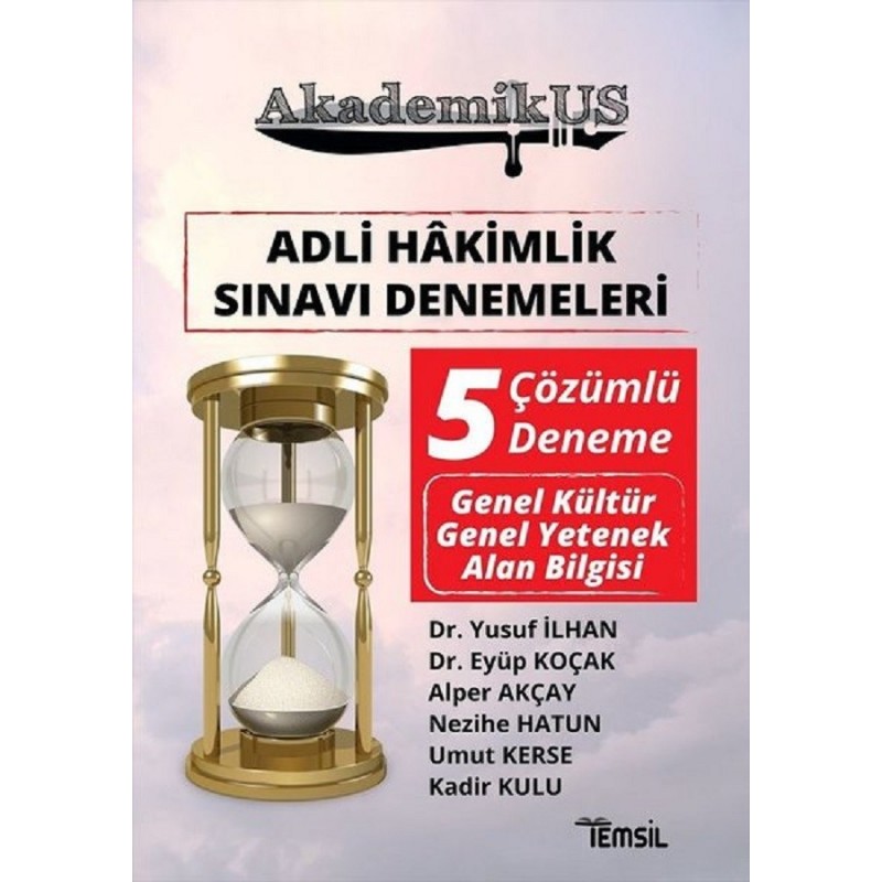 Akademikus - Adli Hakimlik Sınavı Denemeleri / 5 Çözümlü Deneme