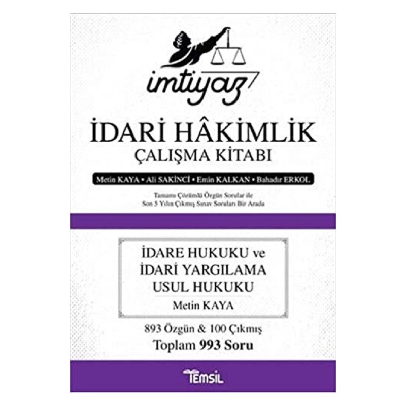 İdari Hakimlik Çalışma Kitabı /imtiyaz / İdare Hukuku Ve İdari Yargılama Usul Hukuku