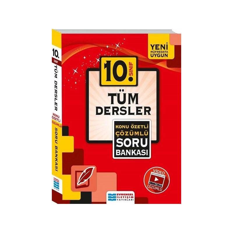 Evrensel 10. Sınıf Tüm Dersler Konu Özetli Soru Bankası Yeni