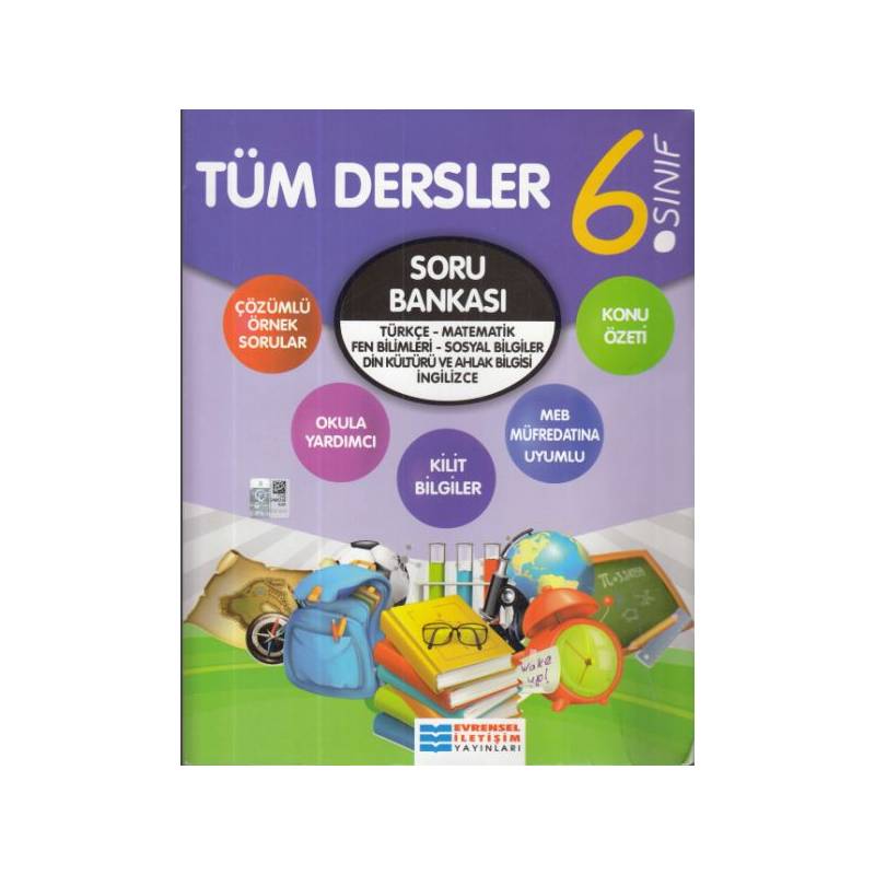 Evrensel 6. Sınıf Tüm Dersler Konu Özetli Soru Bankası Yeni