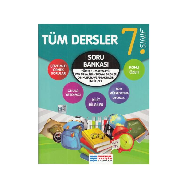 Evrensel 7. Sınıf Tüm Dersler Konu Özetli Soru Bankası Yeni