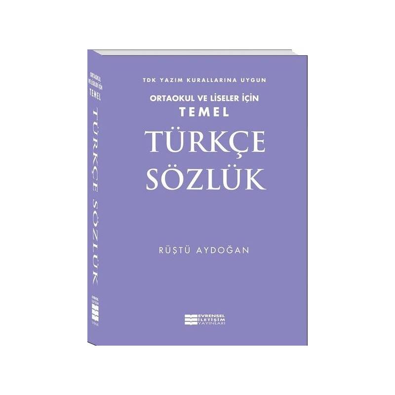 Temel Türkçe Sözlük Ortaokul Ve Liseler İçin