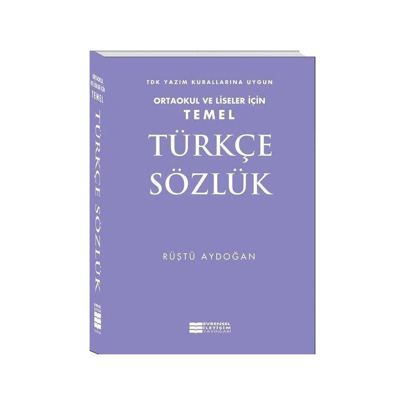 Temel Türkçe Sözlük Ortaokul Ve Liseler İçin