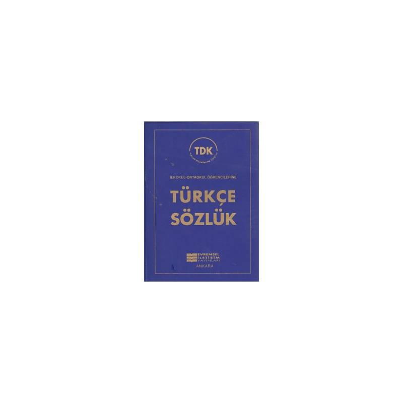 İlkokul Ortaokul Öğrencilerine Türkçe Sözlük Mavi
