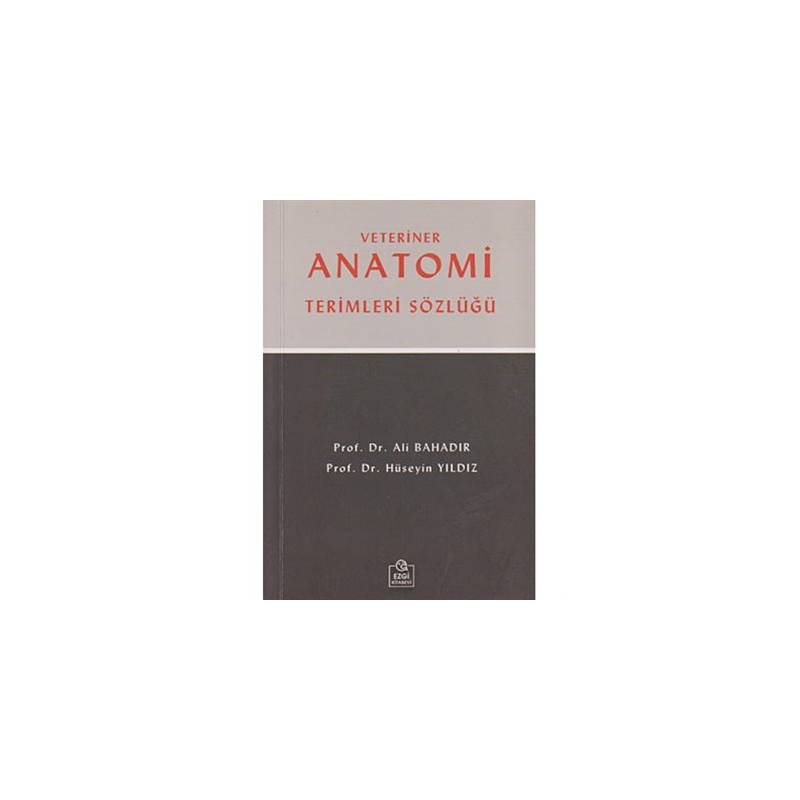 Veteriner Anatomi Terimleri Sözlüğü