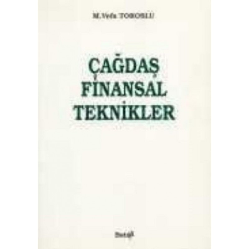 Çağdaş Finansal Teknikler
