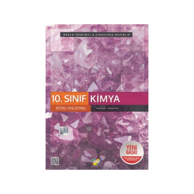 Fdd 10. Sınıf Kimya Konu Anlatımlı Yeni