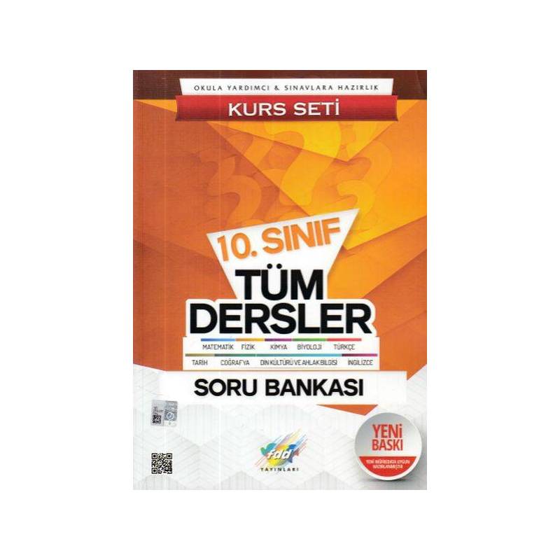 Fdd 10.sınıf Tüm Dersler Soru Bankası Kurs Seti Yeni