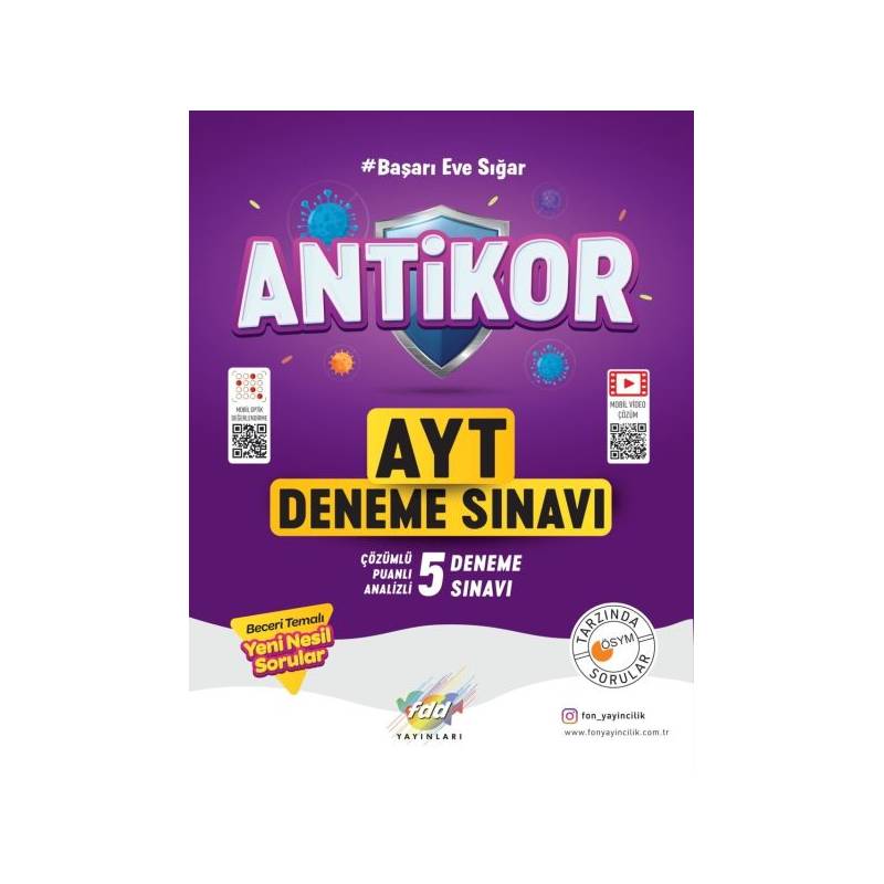 Fdd Antikor Ayt 5 Deneme Sınavı