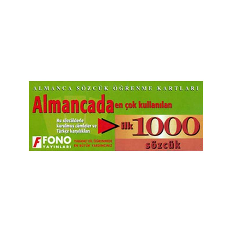 Almancada En Çok Kullanılan İlk 1000 Sözcük