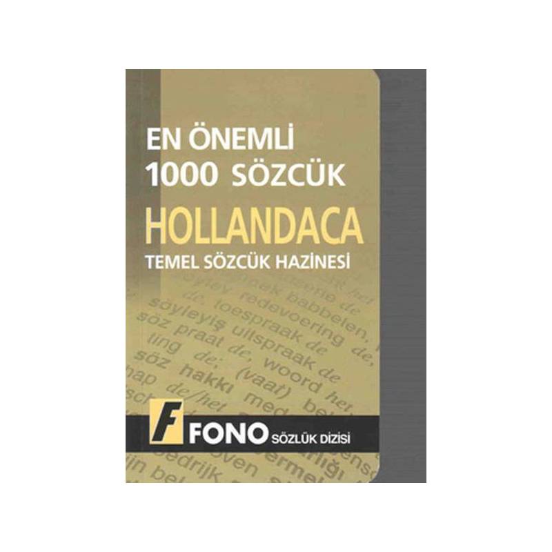 Hollandacada En Önemli 1000 Sözcük