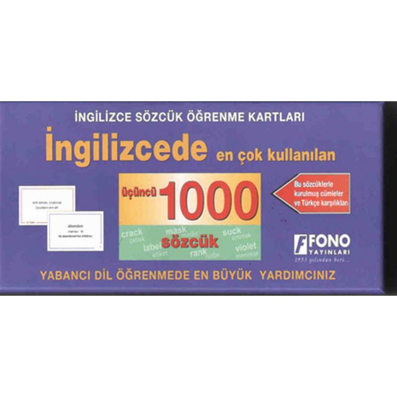 İngilizcede En Çok Kullanılan Üçüncü 1000 Sözcük