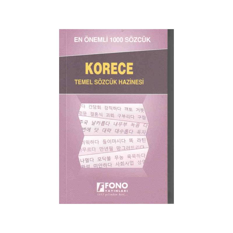 Korece En Önemli 1000 Sözlük