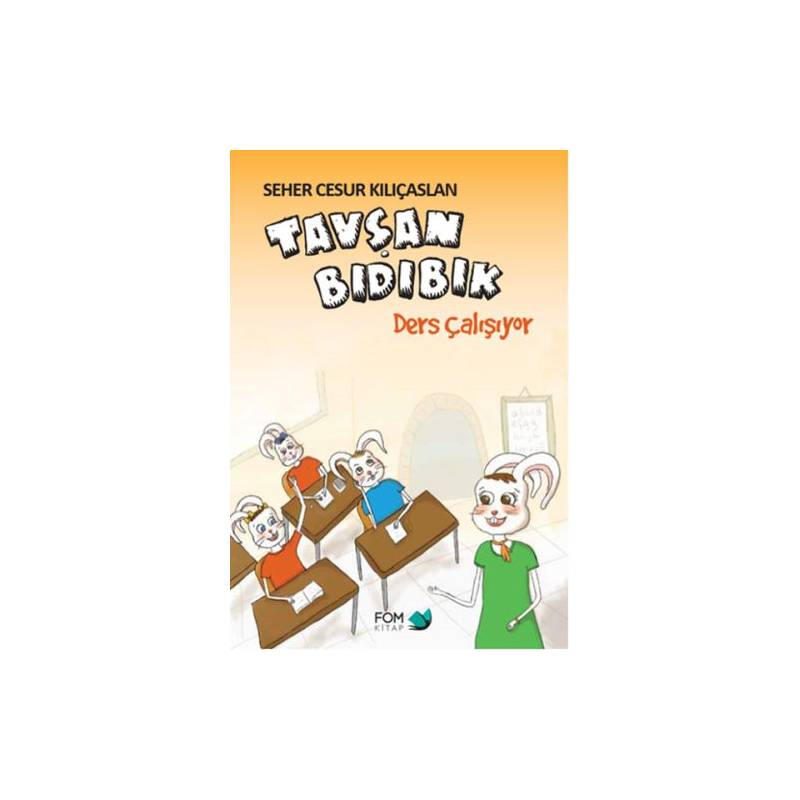 Tavşan Bıdıbık Ders Çalışıyor